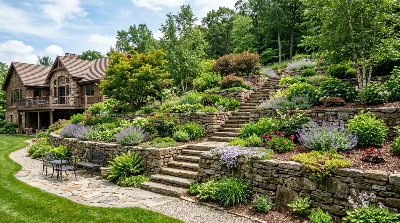 12 Sloped Backyard Landscaping Ideas for Challenges